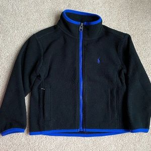 POLO Ralph Lauren toddler boys black fleece jacket
